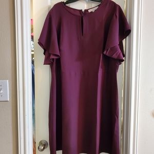 Flutter Sleeved Ann Taylor Loft Dress